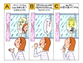 【心理テスト】仕事の日に雨が降っていました。あなたが真っ先に思ったことは何？