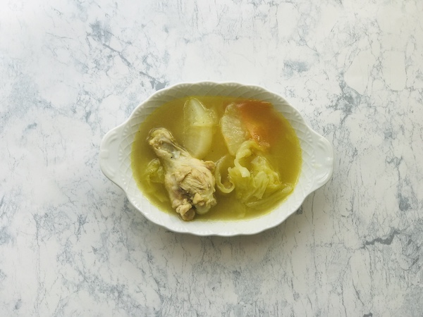 有機野菜ブイヨンで作った冬野菜スープ