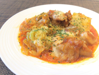 フライパンで簡単調理！「たっぷり野菜のチーズタッカルビ」 #今日の作り置き