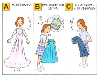 【心理テスト】ネット通販で買った洋服が大失敗！ 何がダメだった？