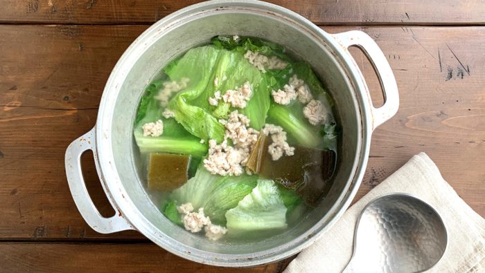 ［レタススープの簡単レシピ］10分でできる時短＆絶品リメイク