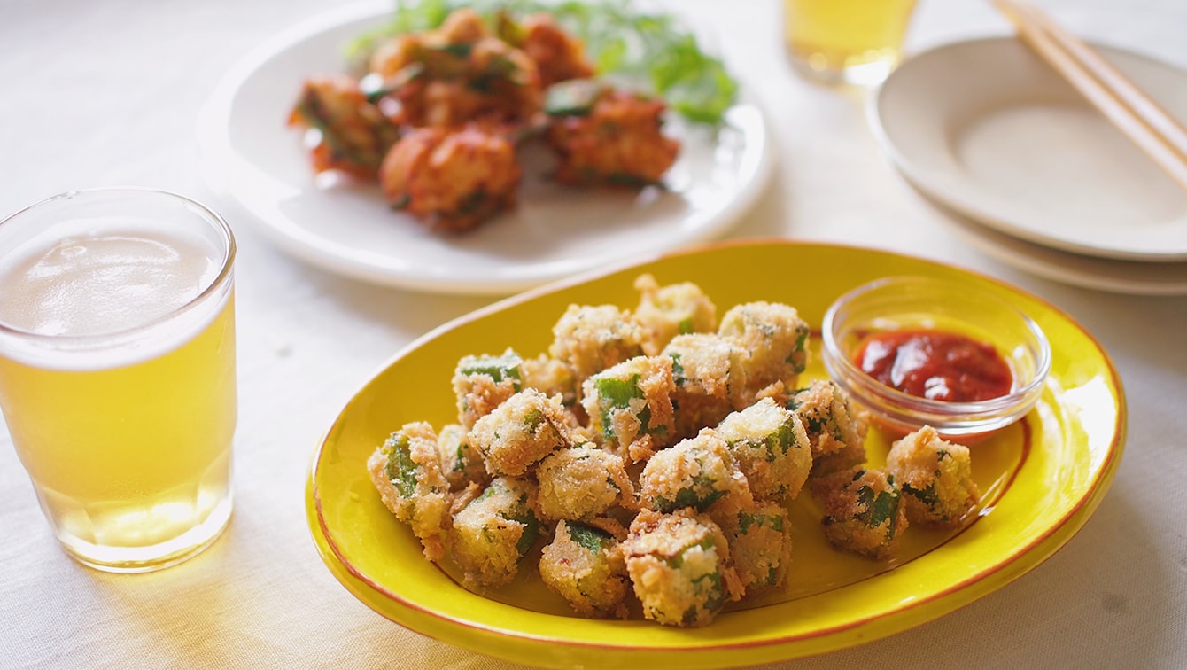 オクラのフライレシピ サクッ もっちり食感でビールが進む2選 ダイエット フィットネス ヘルスケアのことならfytte フィッテ