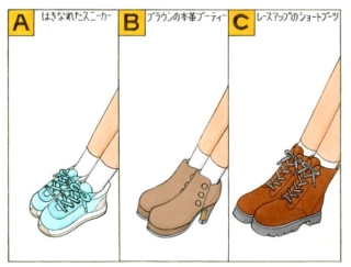 【心理テスト】今日はデートの日。あなたが選んだ靴は、次のうちどれ？