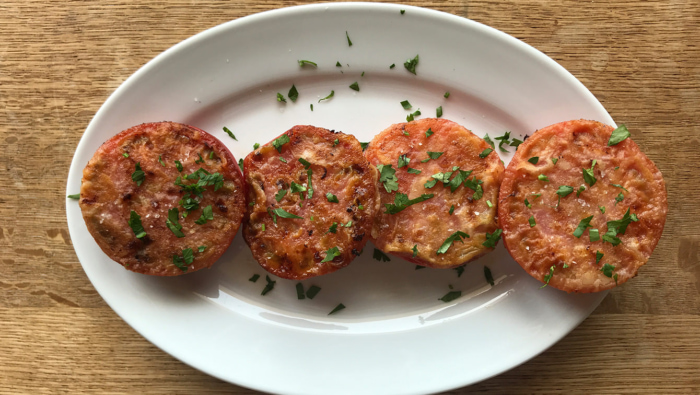 トマトステーキの簡単レシピ！中はトロっと外はカリっと香ばしい