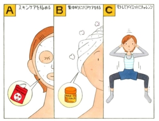 【心理テスト】自宅でおこもり美容計画！ あなたはどんなことをしたい？