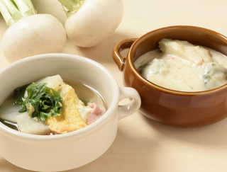 ［かぶのスープ＆シチューレシピ］コンソメやミルクで味わう2品