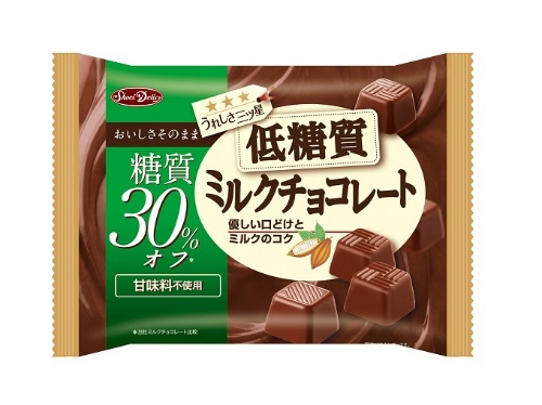 低糖質ミルクチョコレート画像