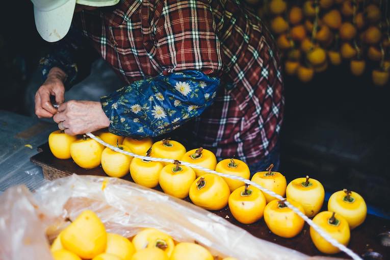 福島県の農家さんあんぽ柿のイメージ画像