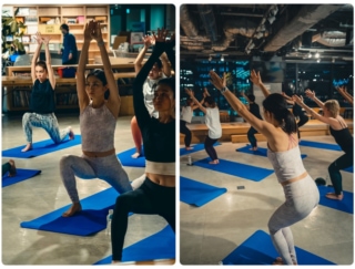 着るだけで自然と体を動かしたくなるウエア、HEREIAM wellness club Yoga sessionレポート！