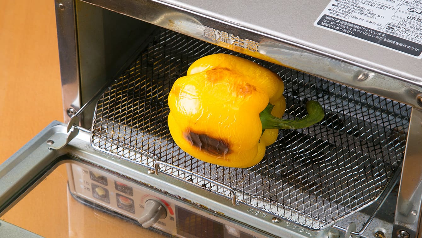オーブントースターなどで焼き、焦げ目をつける。