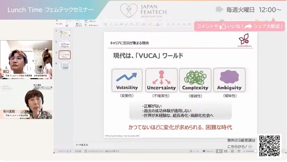 VUCAが表示された画面