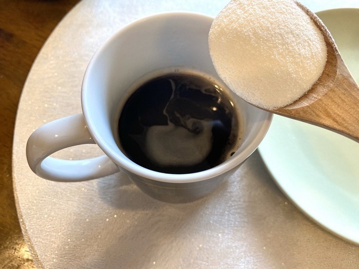 コーヒーにコラーゲン