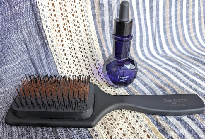 髪のエイジング&ツヤ髪ケア! 毛量が多くてもブラシが通り抜ける快感。髪に贅を尽くす「Segreta PREMIER(セグレタ プレミア)」を使ってみた #Omezaトーク Segreta PREMIER(セグレタ プレミア)の美容オイルとブラシ