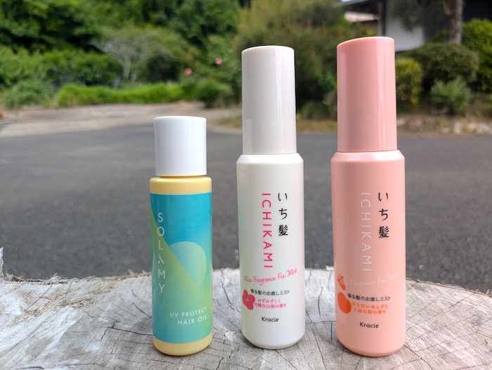 ソラミーのUVヘアオイルといち髪のミストスプレー