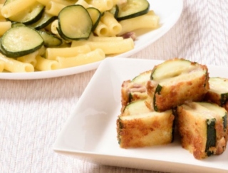 ［ズッキーニのレシピ］パスタや、豚肉とチーズを使った2選