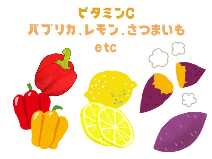 ビタミンC 食材のイラスト