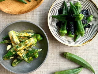 オクラ×レンジ簡単レシピ!プロ直伝、味違いで2品&お弁当にも