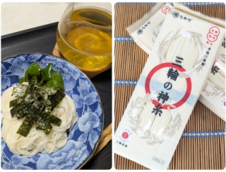 ２分でゆであがる素麺♪ 細いのにすごいコシ！ 奈良 三輪の素麺ブランド「三輪の神糸」で素麺茶づけを食べてみた #Omezaトーク