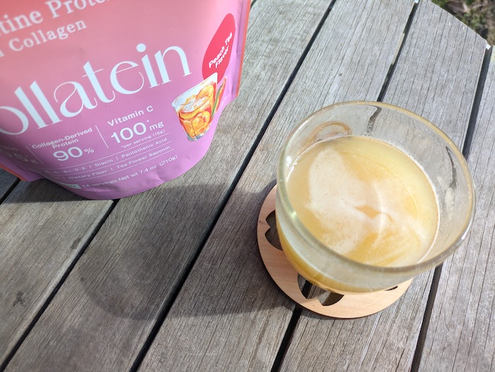 コラテイン、ピーチティー味