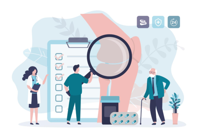 骨チェックのイメージイラスト