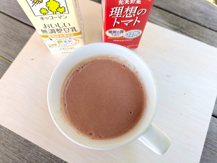 豆乳トマトスープ