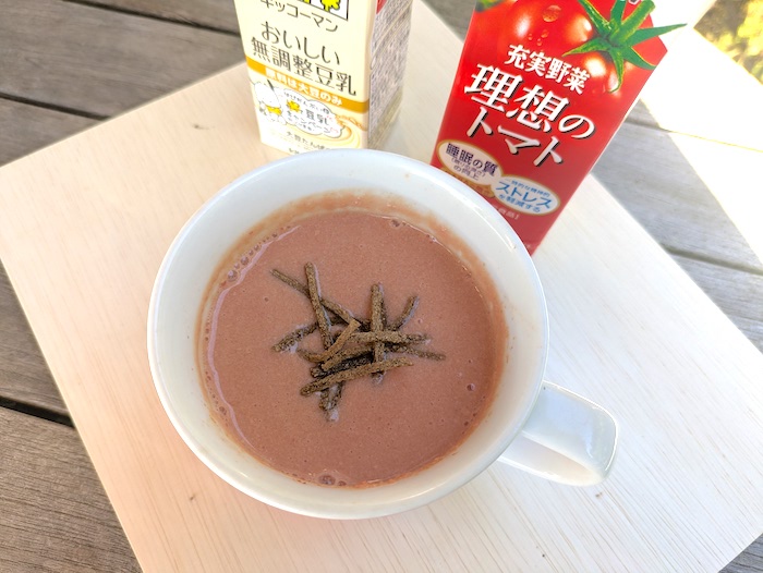 豆乳トマトスープ