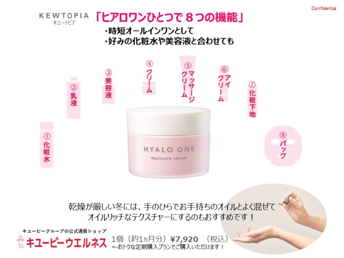 ヒアロワンの8つの機能