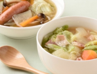 ［野菜の朝食スープ簡単レシピ］キャベツやタマネギを使った2選