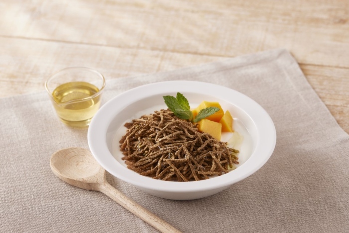 小麦ブランシリアル × ヨーグルト