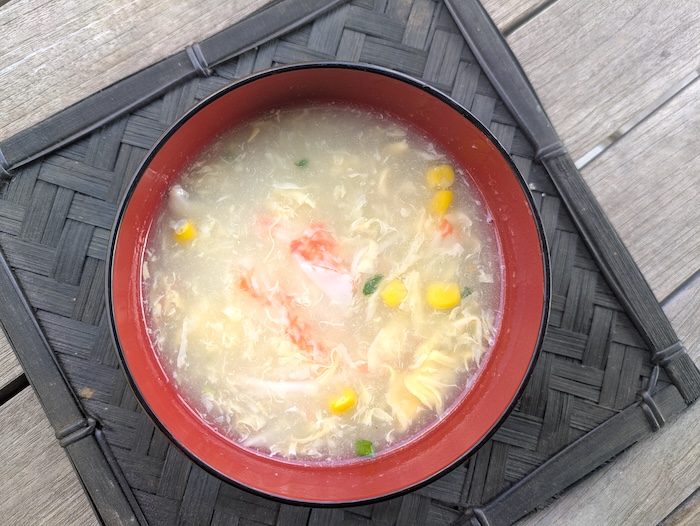 カニカマ入り中華スープ