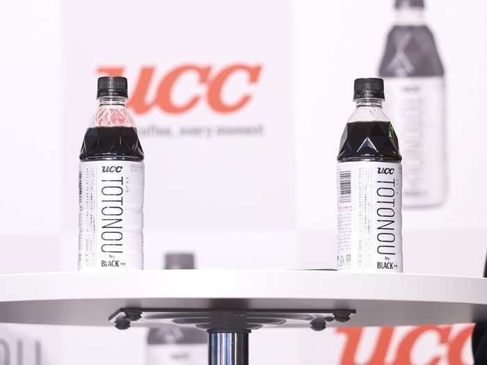 UCC上島珈琲「TOTONOU by BLACK無糖」新製品発表会