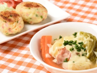 じゃがいも、にんじん、タマネギを使い切るスープ＆焼き物レシピ