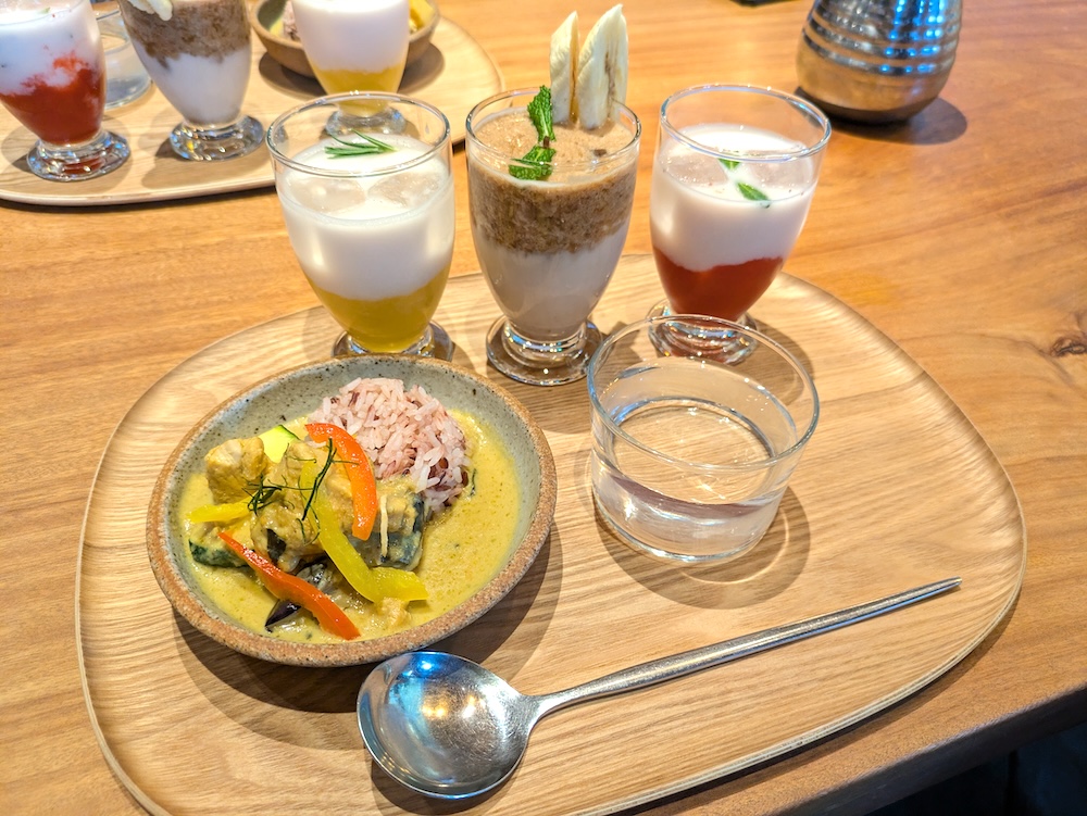 アーモンドミルク試食メニュー
