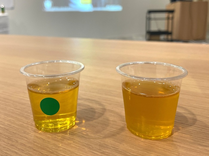 「キリン ヘルシア うまみ緑茶」発表会