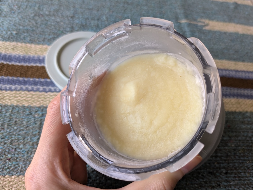 凍らせた豆乳アイス