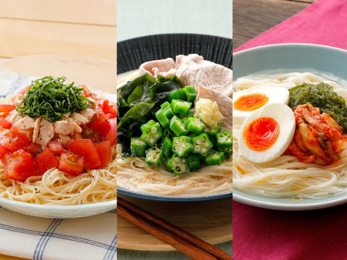 そうめん３種