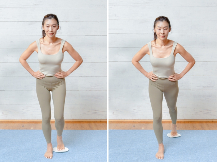 ペーパープレートピラティス