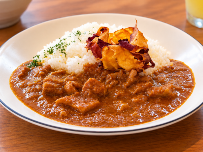 バターナッツ南瓜とアーモンドミルクのバターチキンカレー
