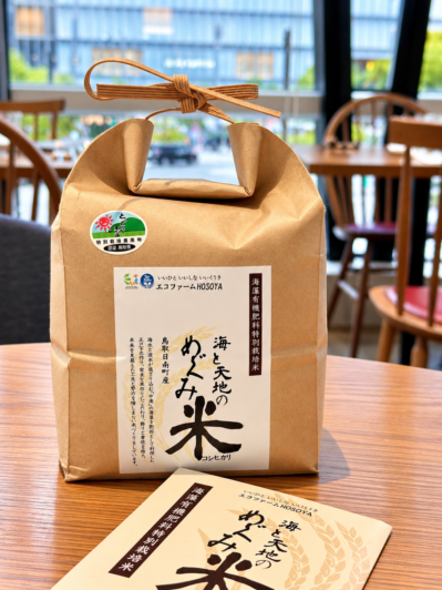 海藻有機肥料特別栽培コシヒカリ
