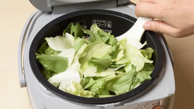 レタスチャーハンの手順5