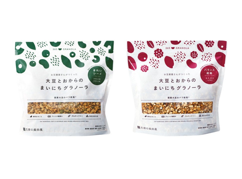 お豆腐屋さんがつくった“大豆”と“おから”のまいにちグラノーラ