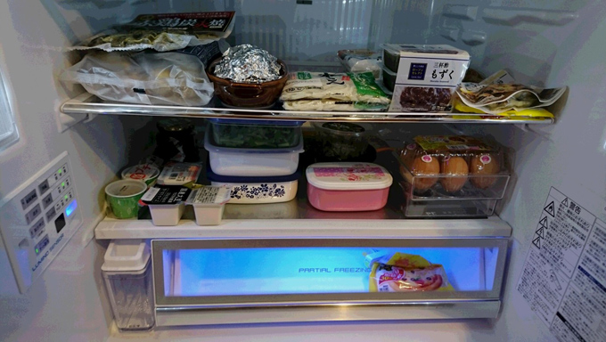 松村先生の冷蔵室