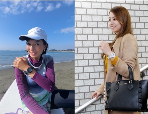 海辺の芳美さん 駅の階段をおりる徳永さん