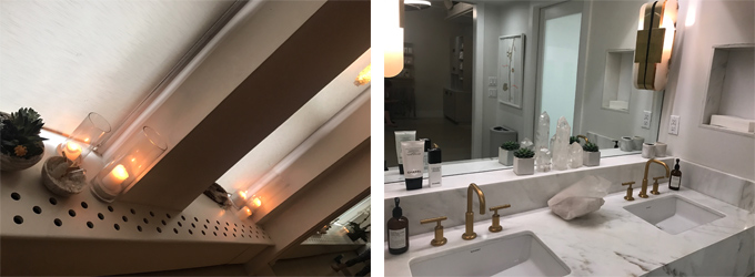 右 <ALT>cスタジオ2:「キャンドルのほのかな灯りに癒されます」 左<ALT>cスタジオ5:「バスルームも清潔感があって◎」” width=”680″ height=”250″></p>
<p>いっぽう体験したクラスは、大音量の音楽に乗せてストレッチや筋トレ、有酸素運動をくり返す、かなりきついワークアウト。ただ、ヨガとカーディオのミックスなので、体だけでなくマインドもリフレッシュできるのがメリット。</p>
<p>特徴的なのは、目を閉じてステップを踏んだり、ジャンプをしたり、大声を出す点。ステップやジャンプは「目を閉じたまま心と体のおもむくままに動いて!」と言われるのですが、日本人の私はそういう状況に慣れていないので、最初はどうしたらよいものかぎこちない感じに…。</p>
<p>途中、「周りの人はどんな感じなのかな?」と薄目を開けてそぉーっと様子を伺ってみると、みんな本当に思いのまま&自由に動いていたので、“郷に入れば郷に従え”で自分もやってみると案外気持ちよく、しまいには大声を腹の底から出す行為も難なくできるようなりました。</p>
<p><img loading=