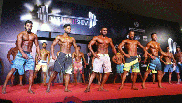 周辺諸国の筋肉自慢が集まった、ボディビル大会　© 2016 Dubai Muscle Show