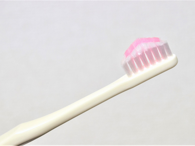 歯ブラシのアップ画像