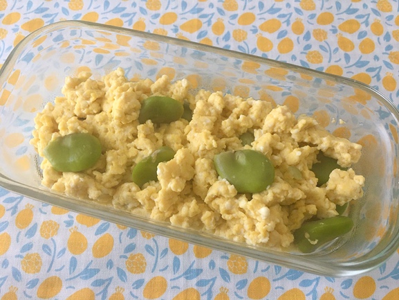 植物性たんぱく質 ビタミンb群が豊富 そら豆の豆腐卵炒め 今日の作り置き ダイエット フィットネス ヘルスケアのことならfytte フィッテ