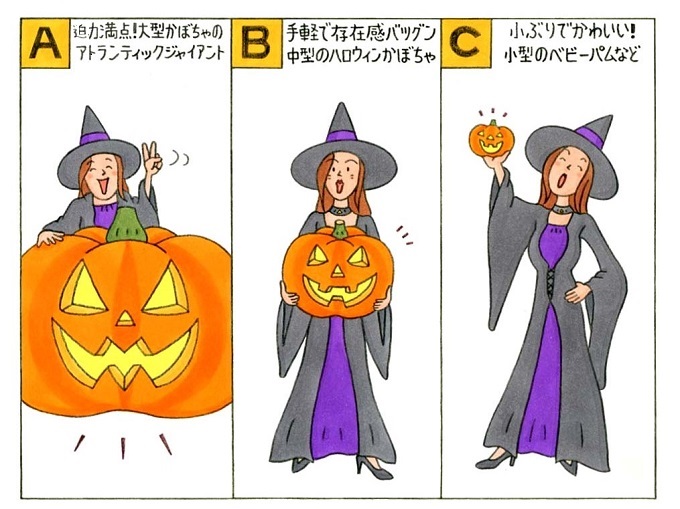 ハロウィンのかぼちゃのイラスト