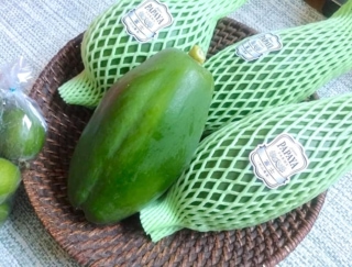 「おぉ！」栄養素が豊富な静岡県産の青パパイヤとめずらしい果物の食感に感激 #Omezaトーク