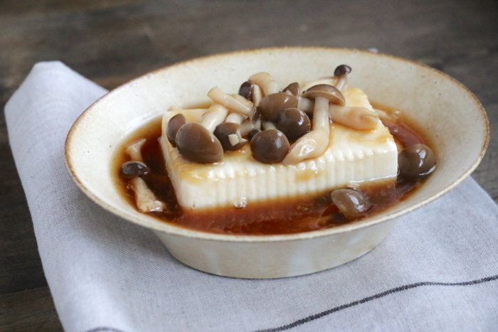 しめじで腸活 冷え症や風邪予防におすすめ 豆腐のしょうがしめじあんかけ ダイエット フィットネス ヘルスケアのことならfytte フィッテ